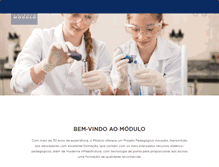 Tablet Screenshot of colegiomodulo.com.br